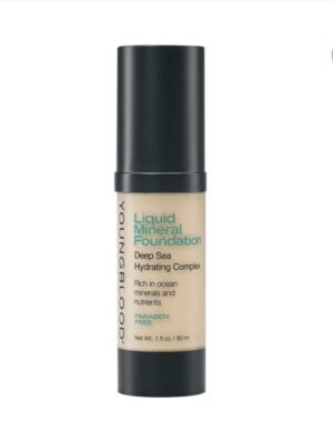 YOUNGBLOOD Liquid Mineral skystas makiažo pagrindas sand 30ml